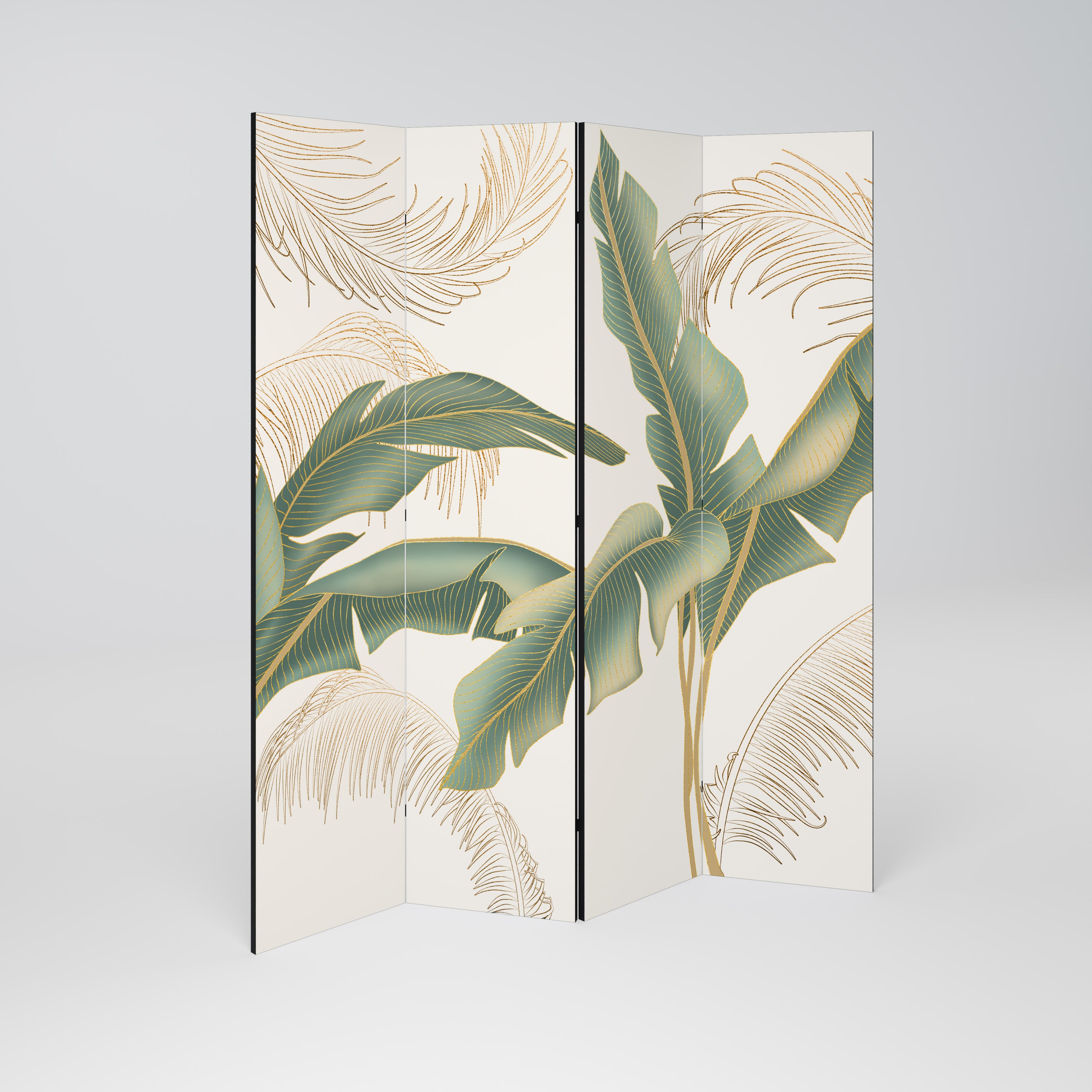GENTLE HARMONY 4-teiliger Paravent
