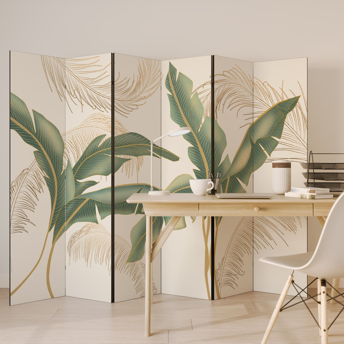 GENTLE HARMONY 6-Panel Room Divider