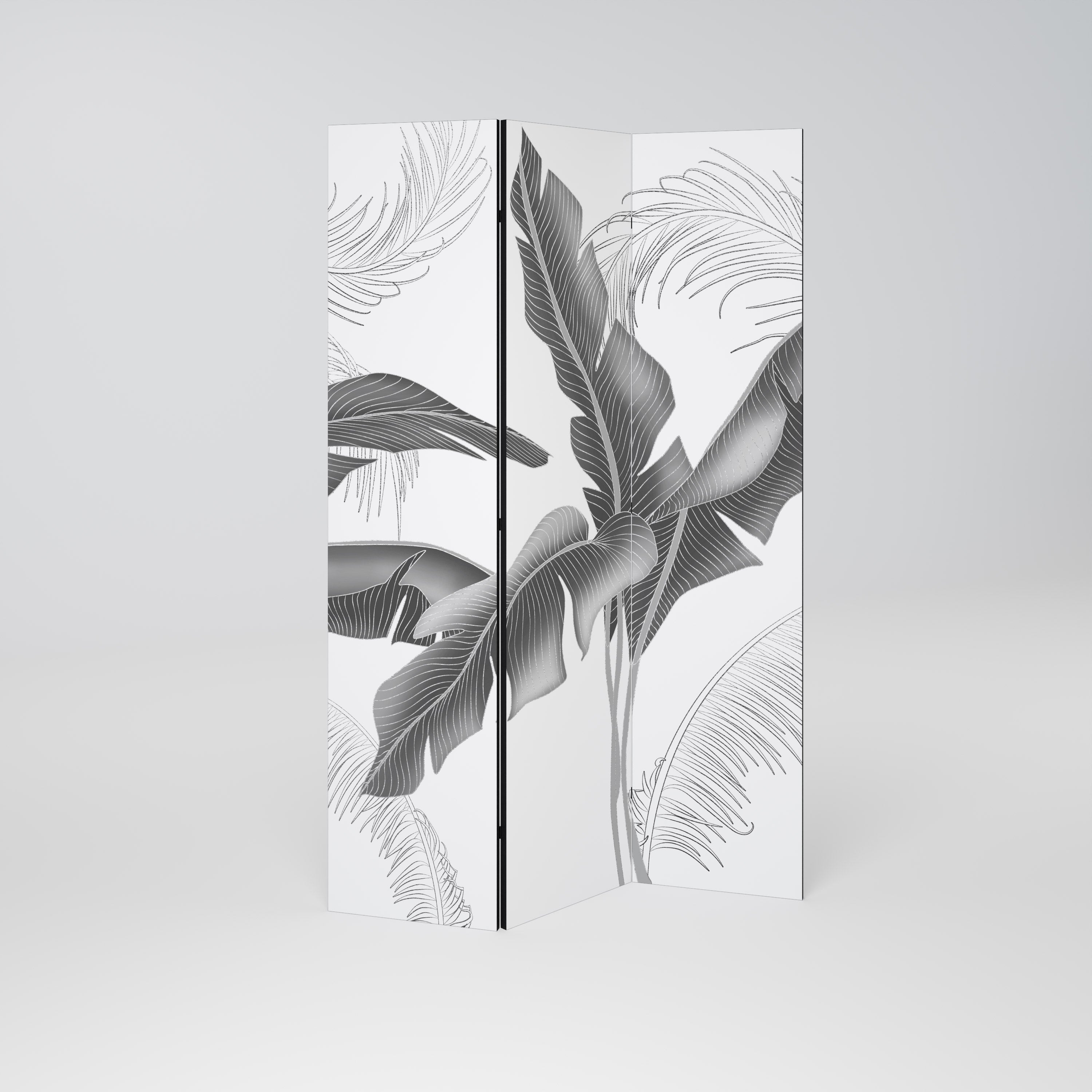 CALM ALLURE Dekorativer 3-teiliger Raumteiler