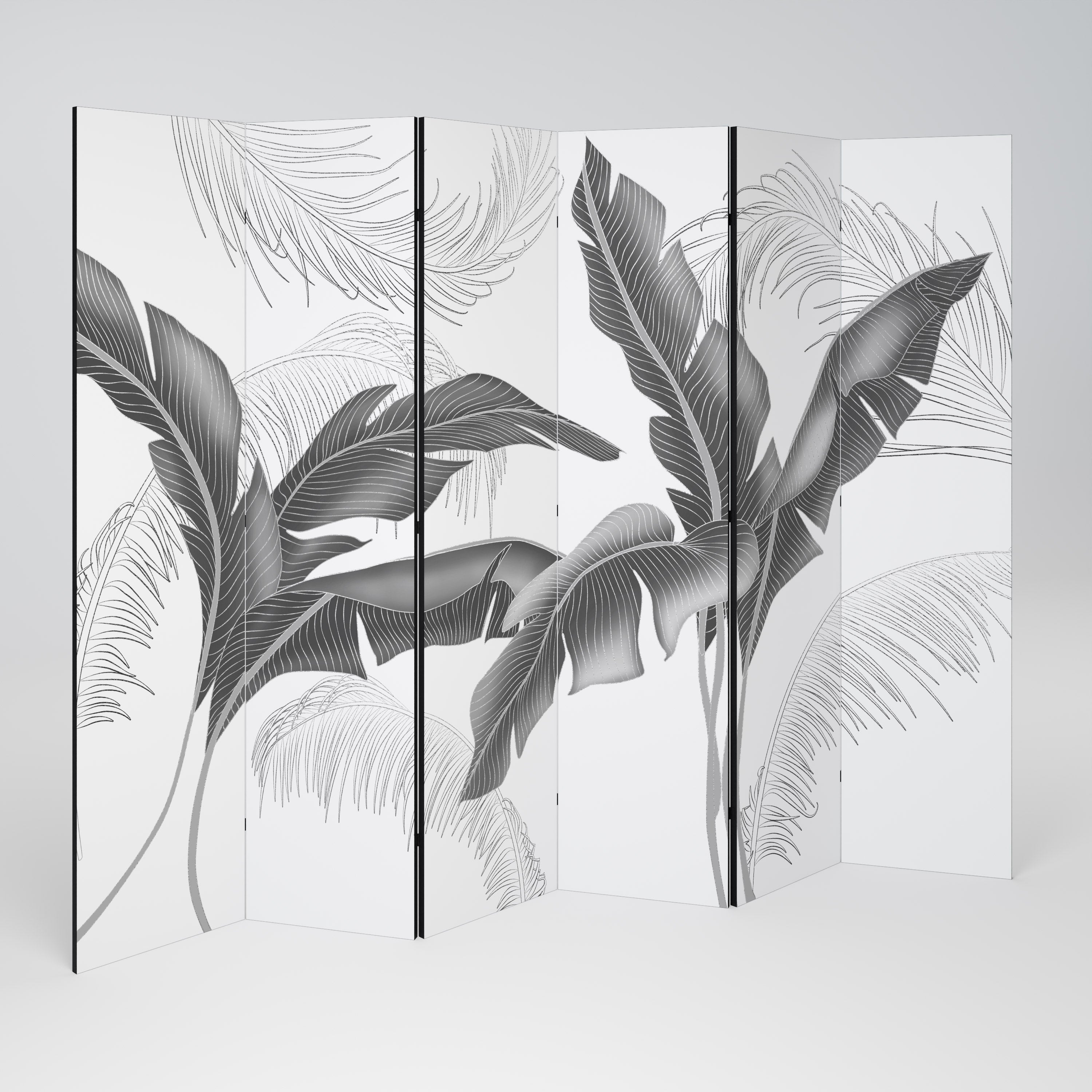 CALM ALLURE Dekorativer 6-teiliger Raumteiler