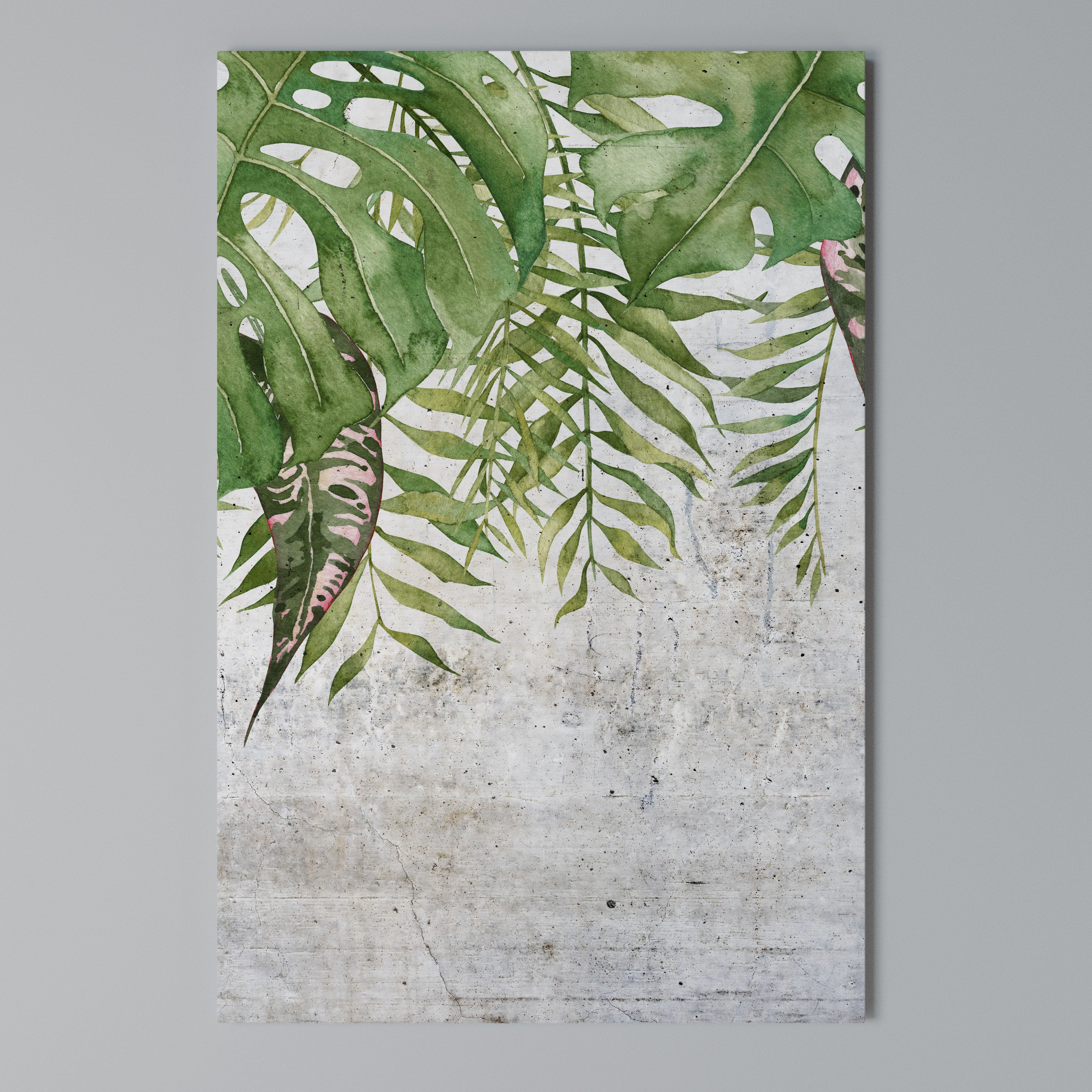 URBAN TROPICS Vertical Canvas Print