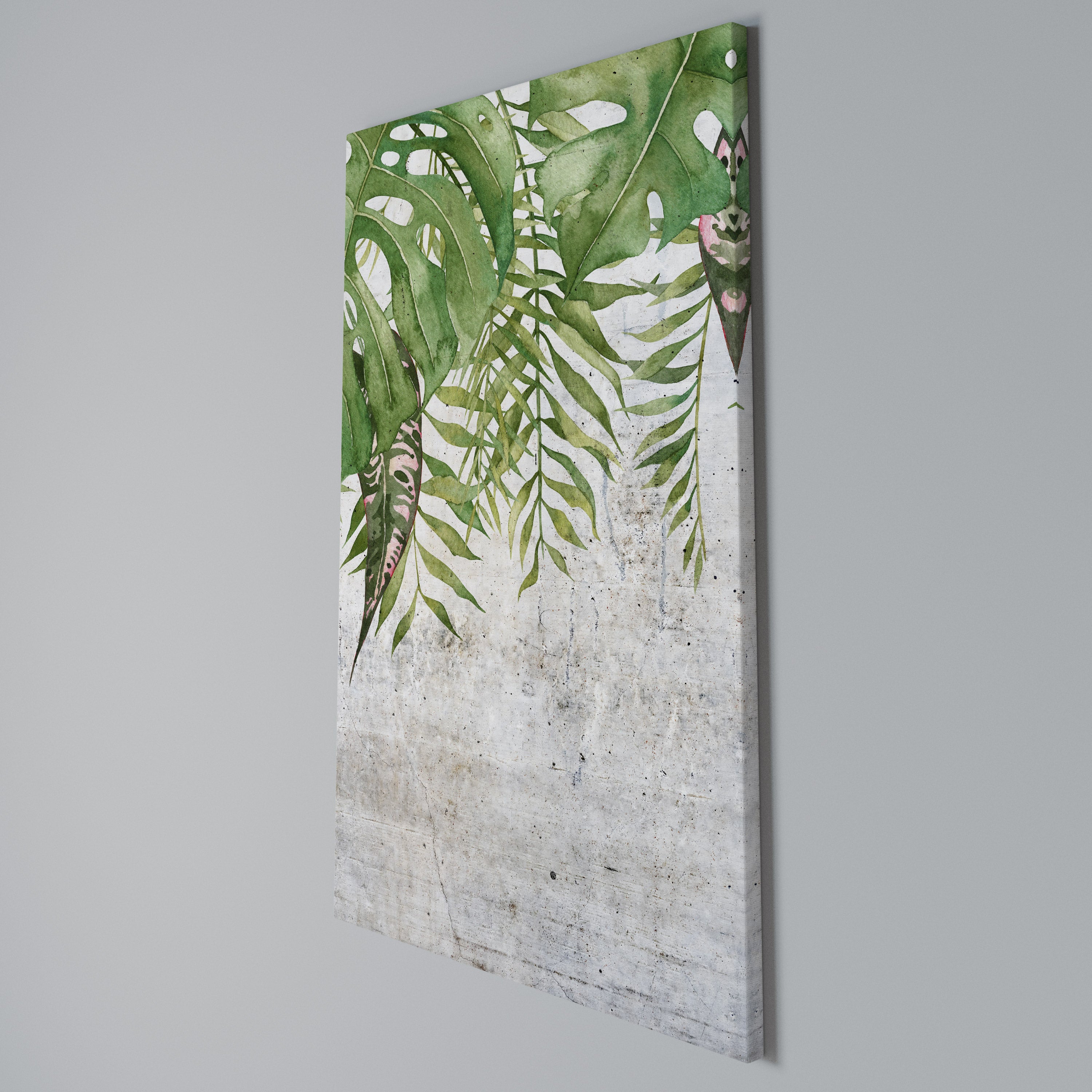 URBAN TROPICS Vertical Canvas Print