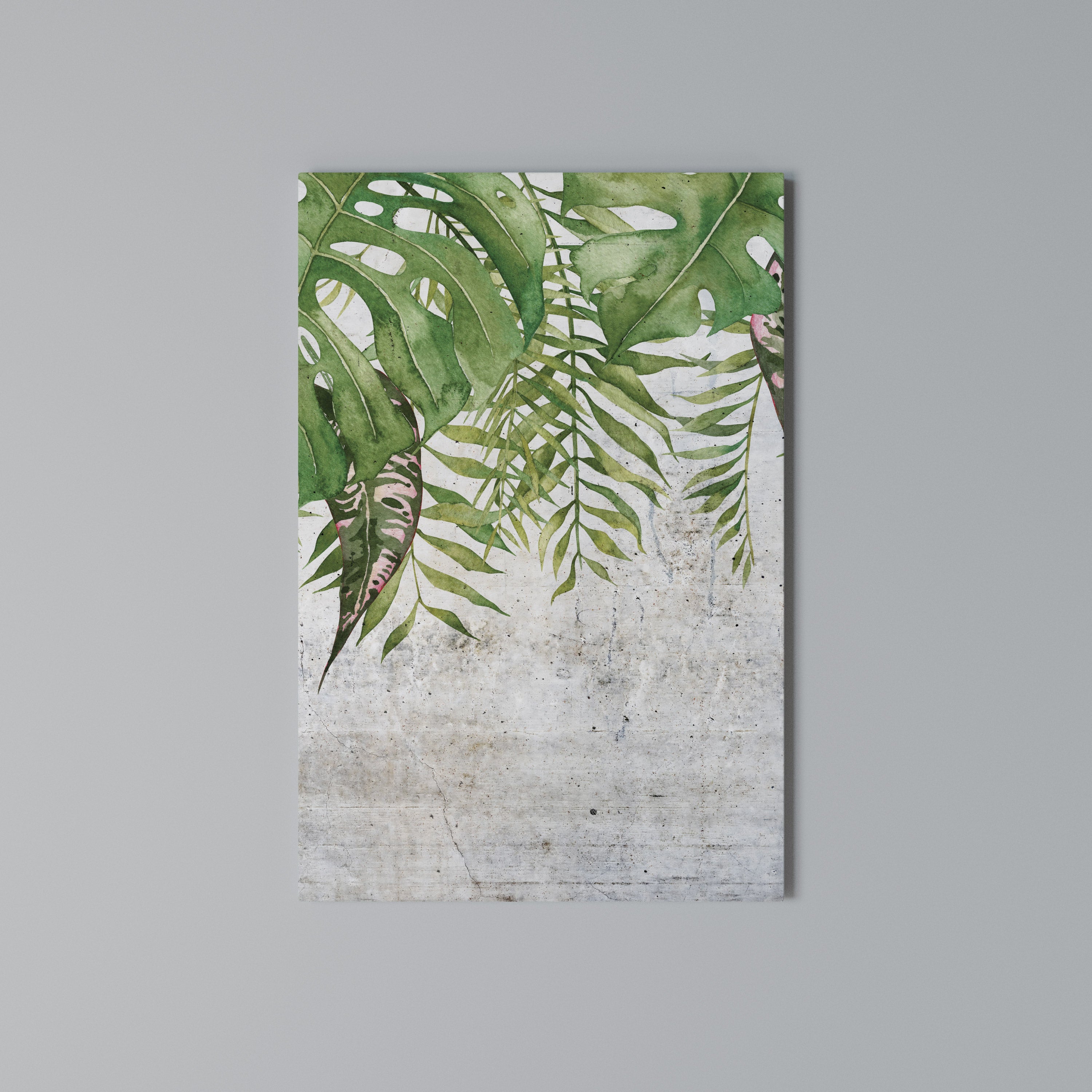 URBAN TROPICS Vertical Canvas Print