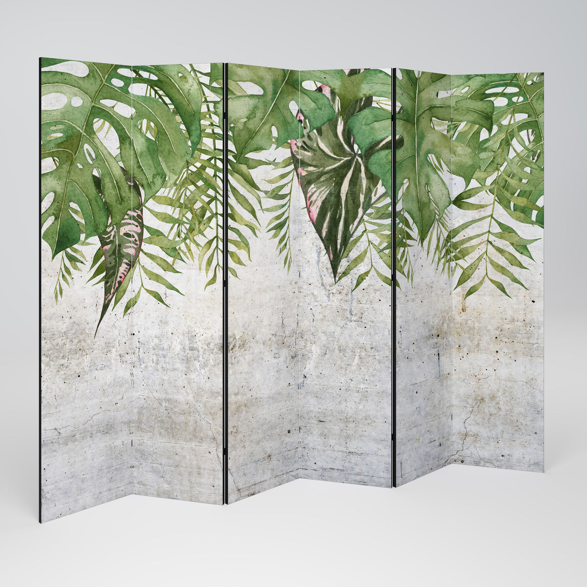 URBAN TROPICS 6-teiliger Paravent