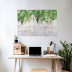 URBAN TROPICS Selbstklebendes Horizontal-Poster