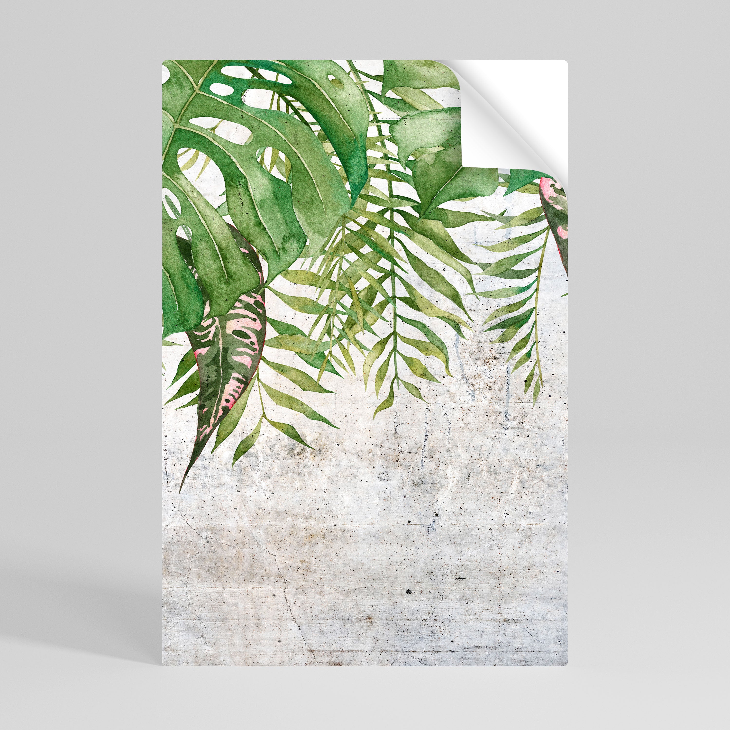 URBAN TROPICS Peel and Stick Vertical Poster
