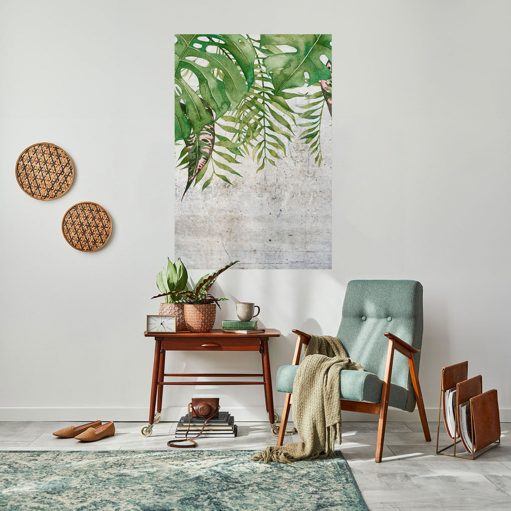 URBAN TROPICS Vertikales Poster zum Abziehen und Aufkleben