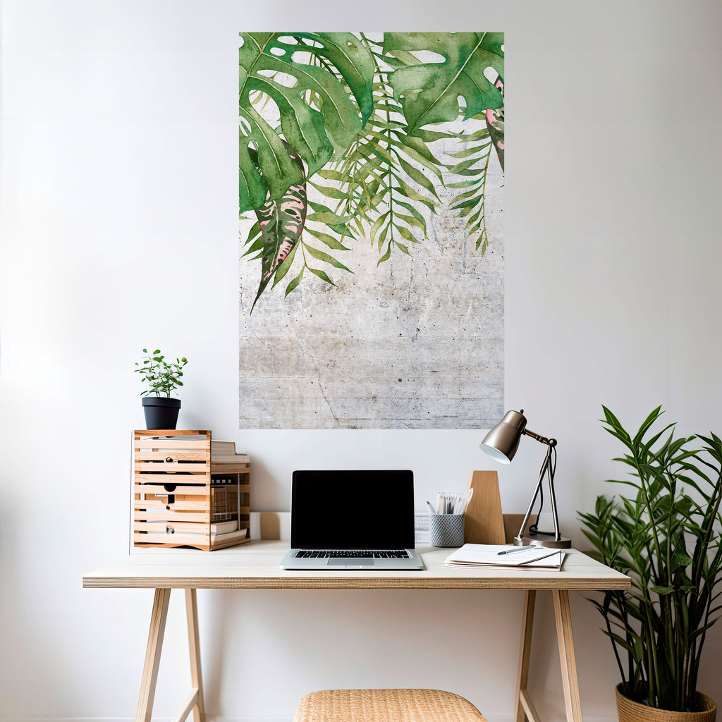 URBAN TROPICS Vertikales Poster zum Abziehen und Aufkleben