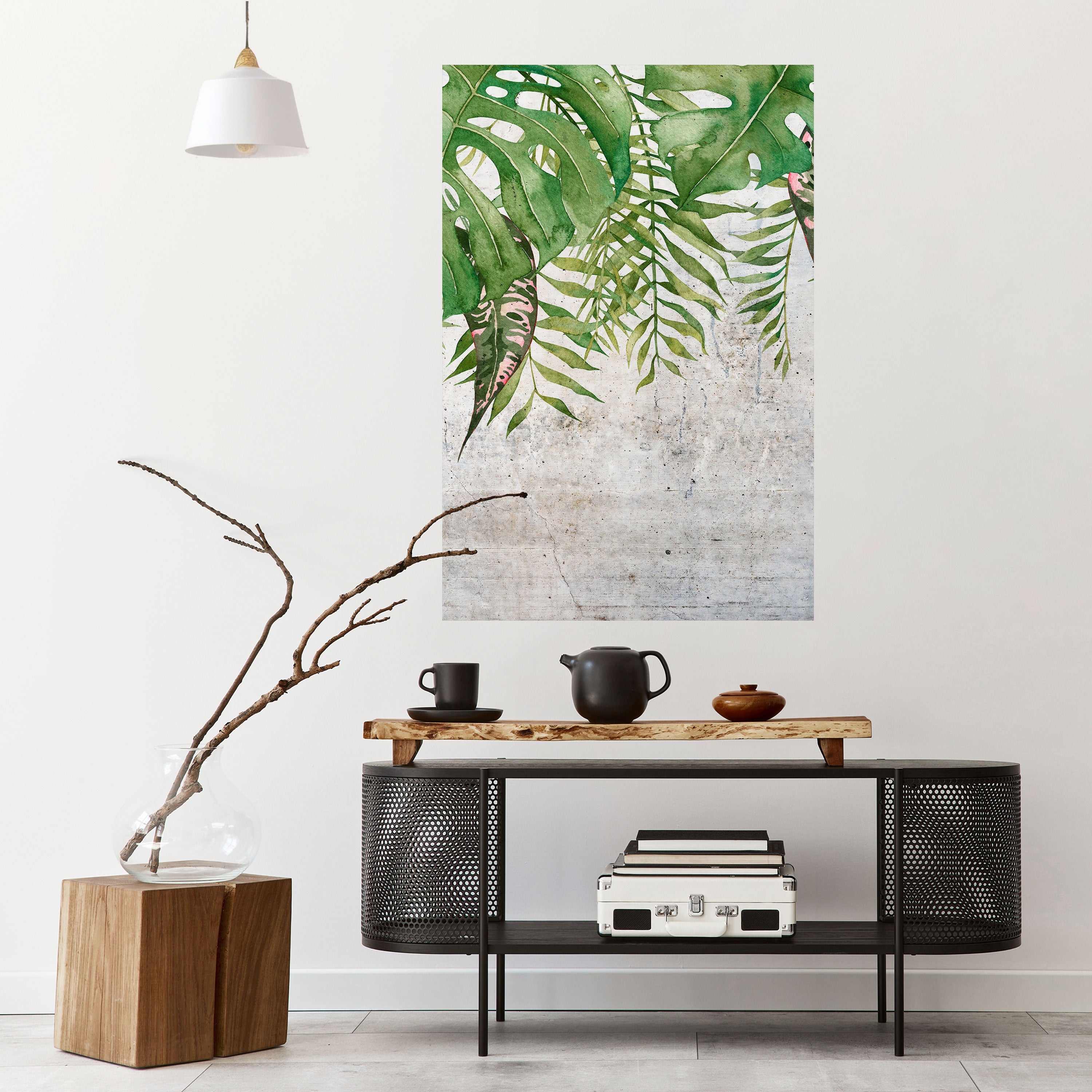 URBAN TROPICS Vertikales Poster zum Abziehen und Aufkleben
