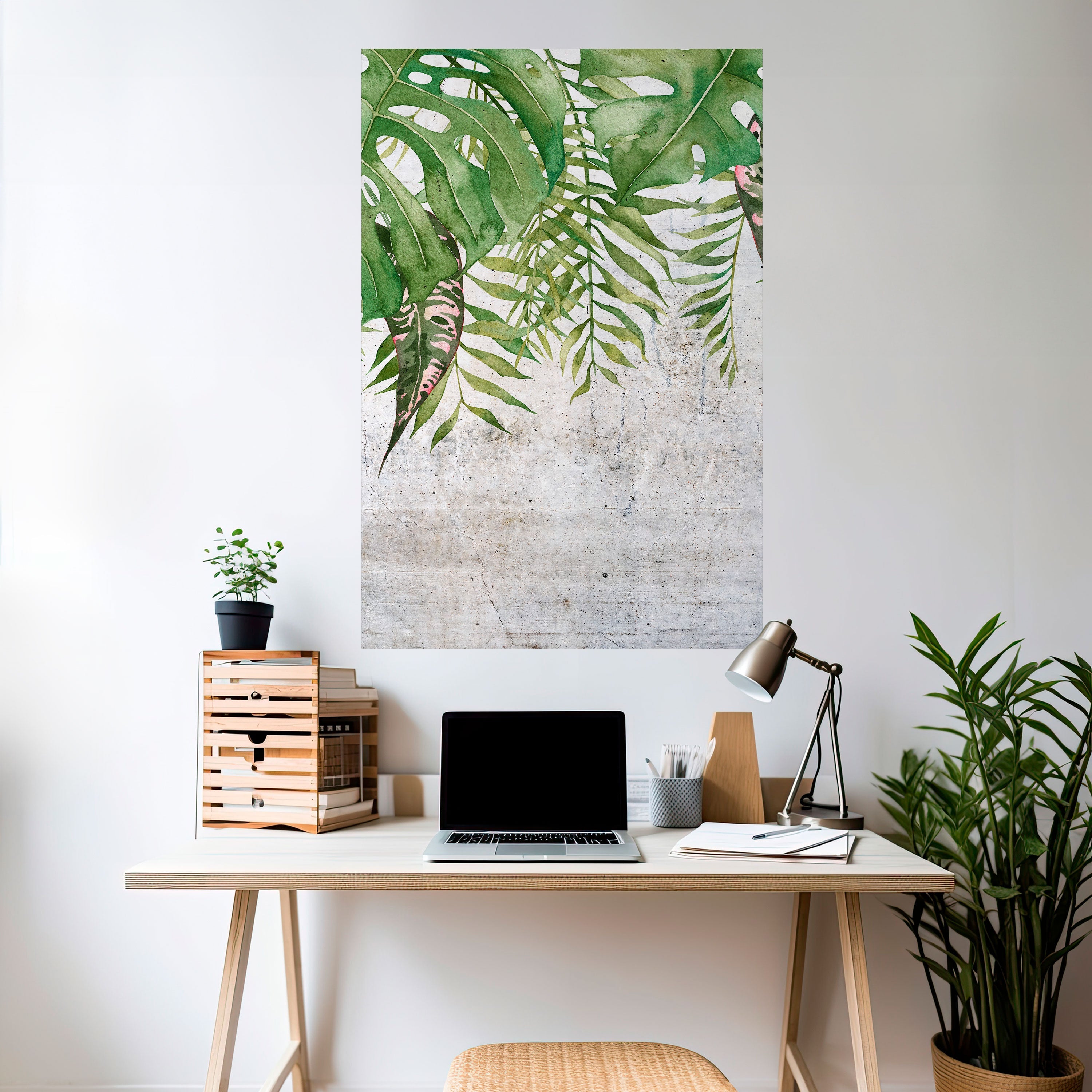 URBAN TROPICS Vertikales Poster zum Abziehen und Aufkleben