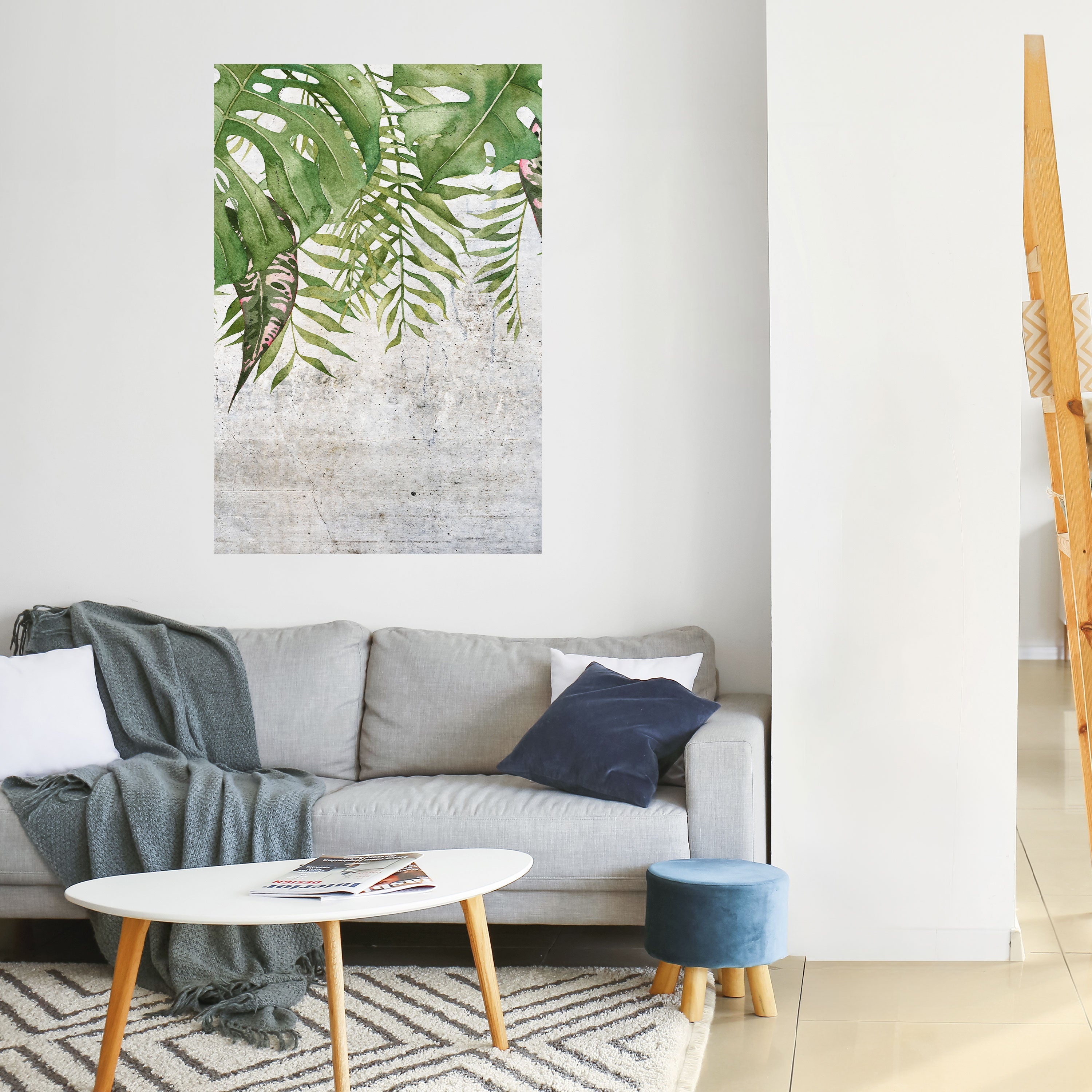 URBAN TROPICS Vertikales Poster zum Abziehen und Aufkleben