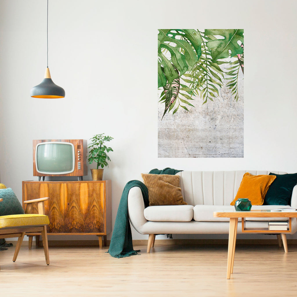 URBAN TROPICS Vertikales Poster zum Abziehen und Aufkleben
