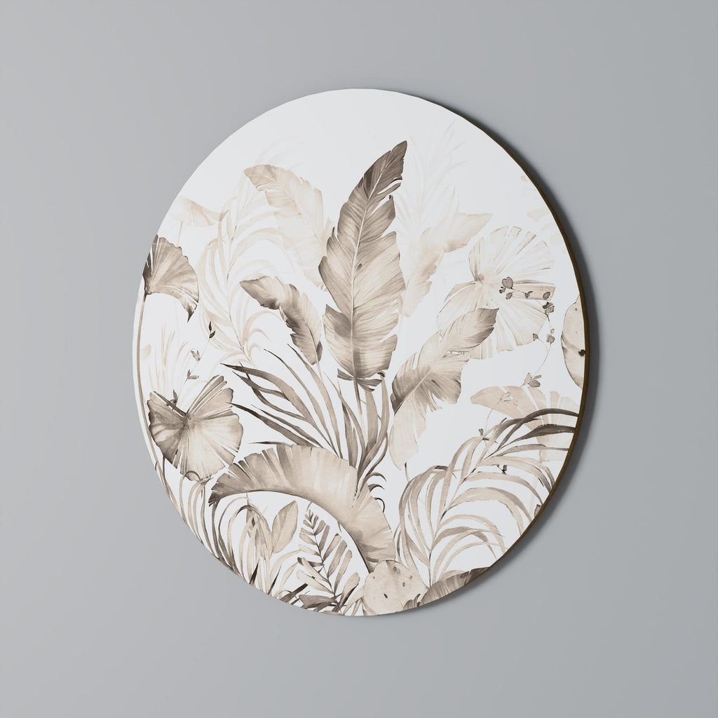 WILD TENDERNESS Runde Wanddekoration Ø 69 cm