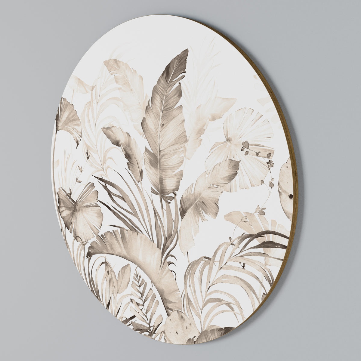 WILD TENDERNESS Rundes Wandbild