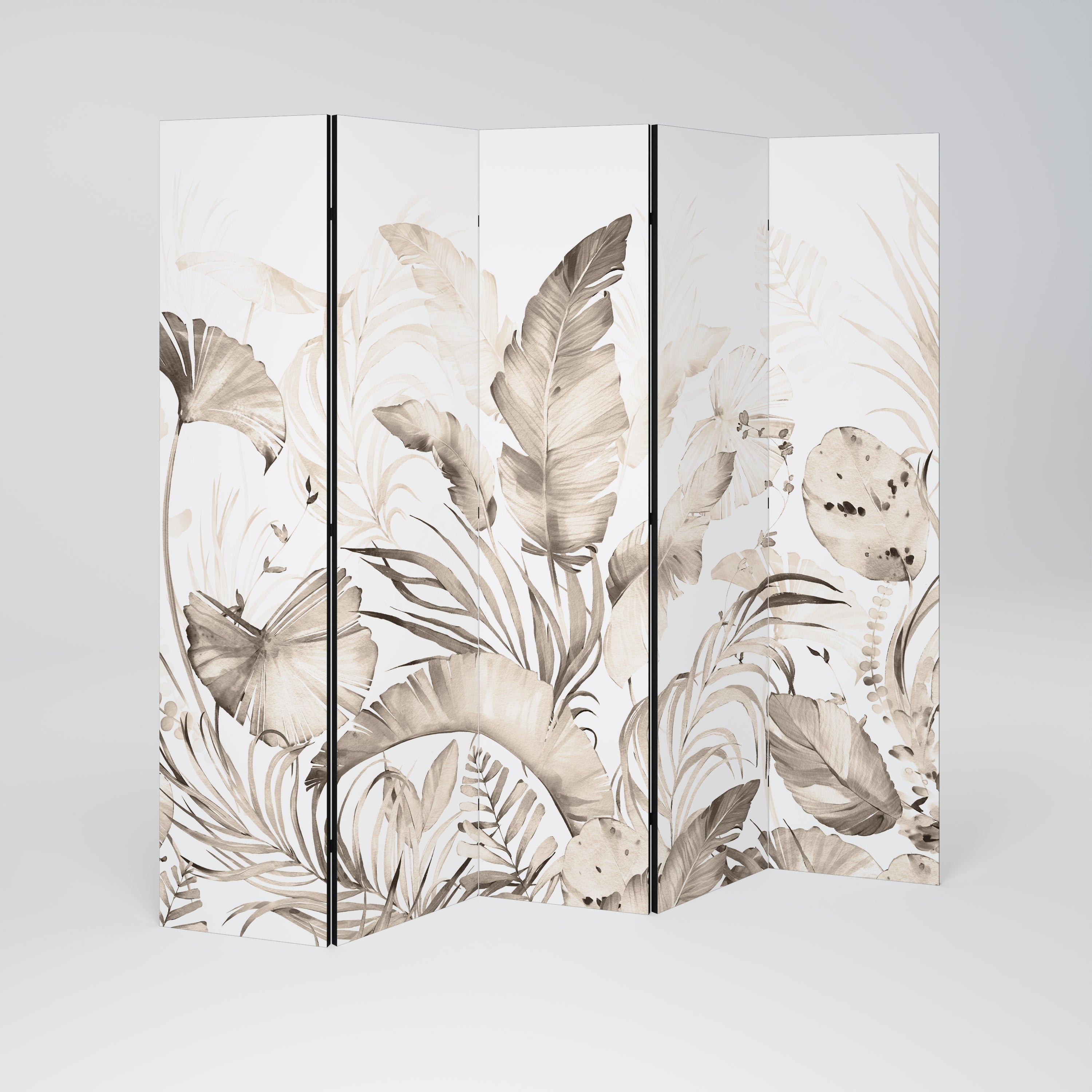 WILD TENDERNESS Dekorativer 5-teiliger Raumteiler