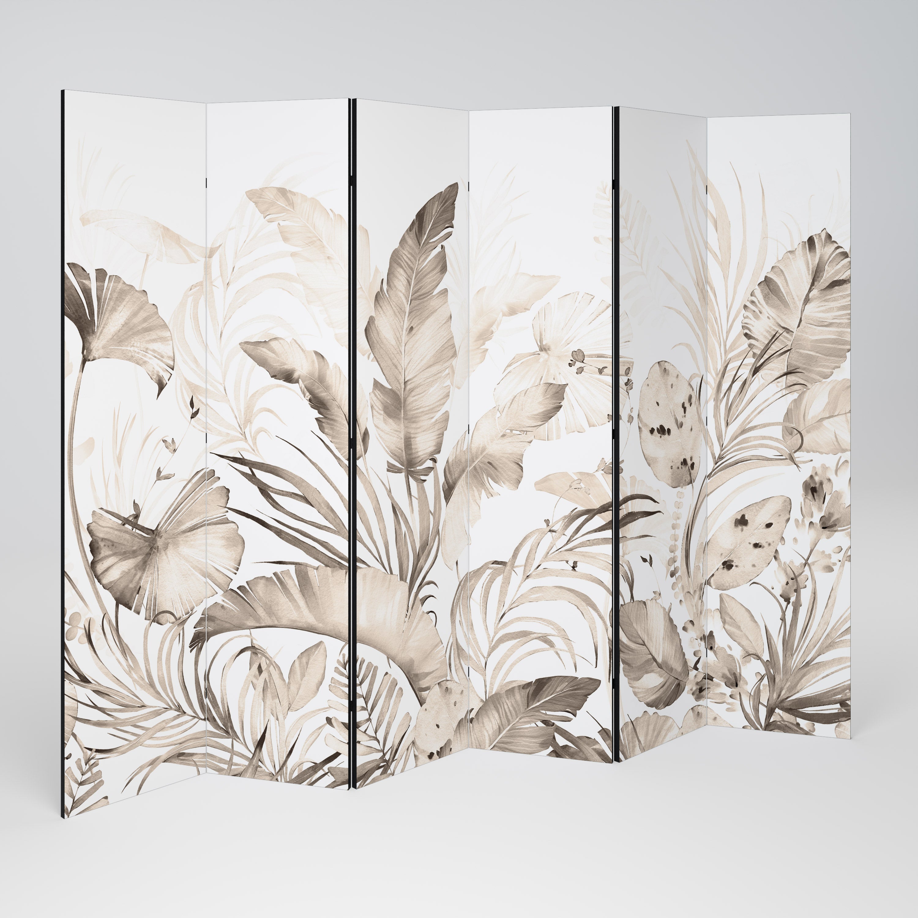WILD TENDERNESS Dekorativer 6-teiliger Raumteiler