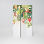 STRAWBERRY DREAMSCAPE Decorative 3-Panel Room Divider