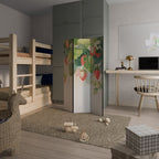 STRAWBERRY DREAMSCAPE Decorative 3-Panel Room Divider