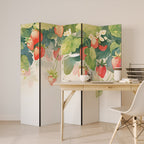 STRAWBERRY DREAMSCAPE 5-teiliger Paravent