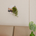 FLEETING DAYS Rundes Kunstregal in Schwarz