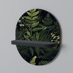 FOREST WONDERS Oval Art Shelf In Black Finish