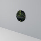 FOREST WONDERS Oval Art Shelf In Black Finish