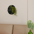 FOREST WONDERS Oval Art Shelf In Black Finish