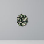 EERIE STROMANTHE Oval Art Shelf In Black Finish