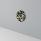 EERIE STROMANTHE Ovales Kunstregal in Eiche-Optik