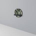 EERIE STROMANTHE Rundes Kunstregal in Schwarz