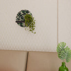 EERIE STROMANTHE Rundes Kunstregal in Schwarz