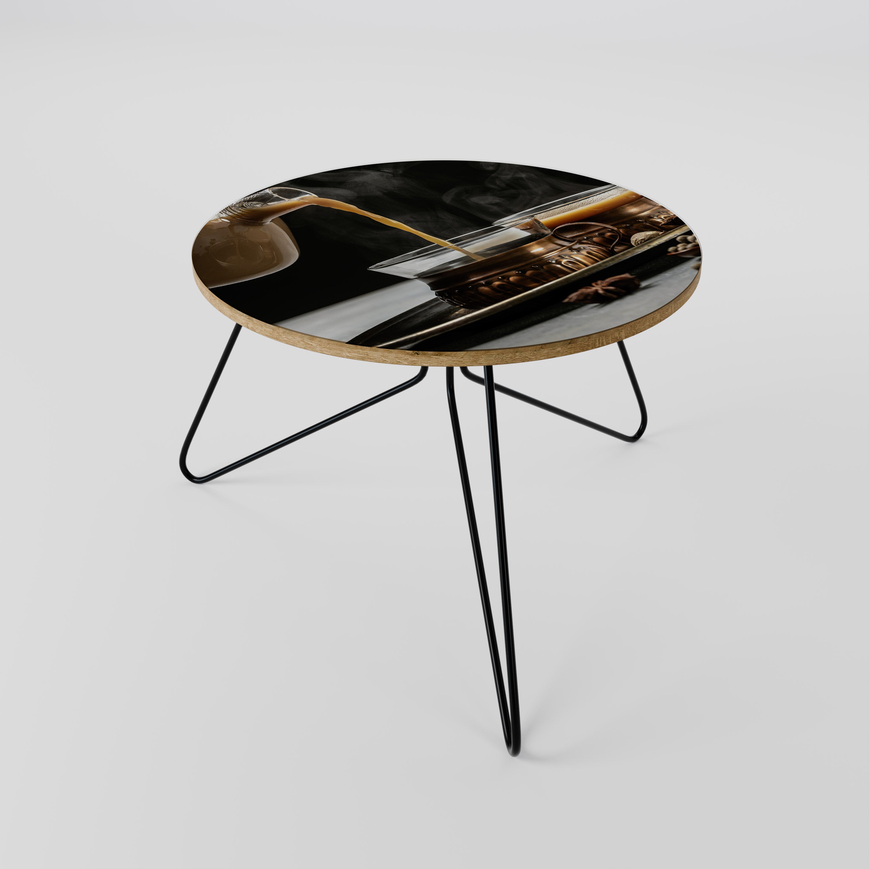 STEAMING SIPS OF SERENITY Couchtisch