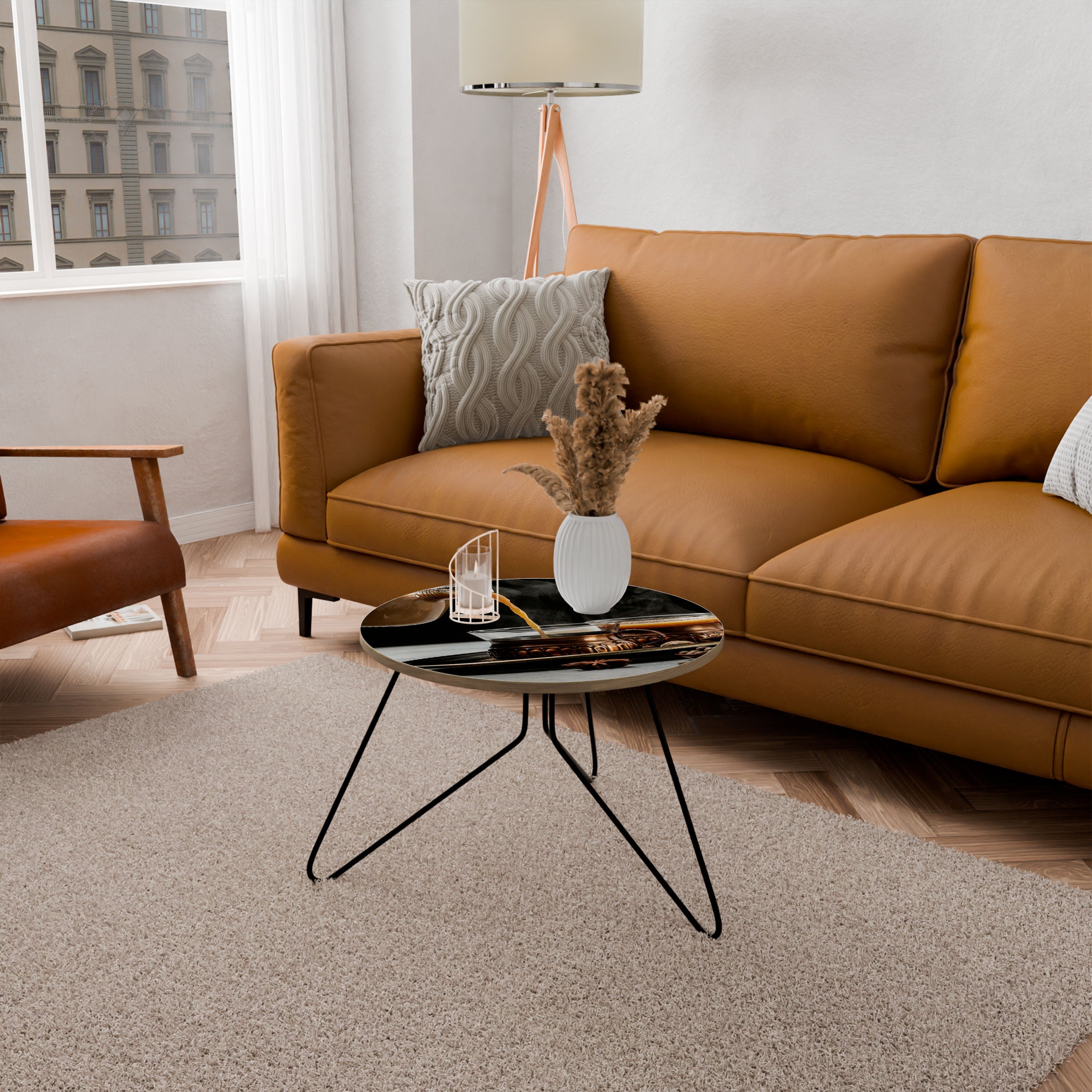 DAMPFENDE SCHLUCKE DER GELASSENHEIT Couchtisch 60