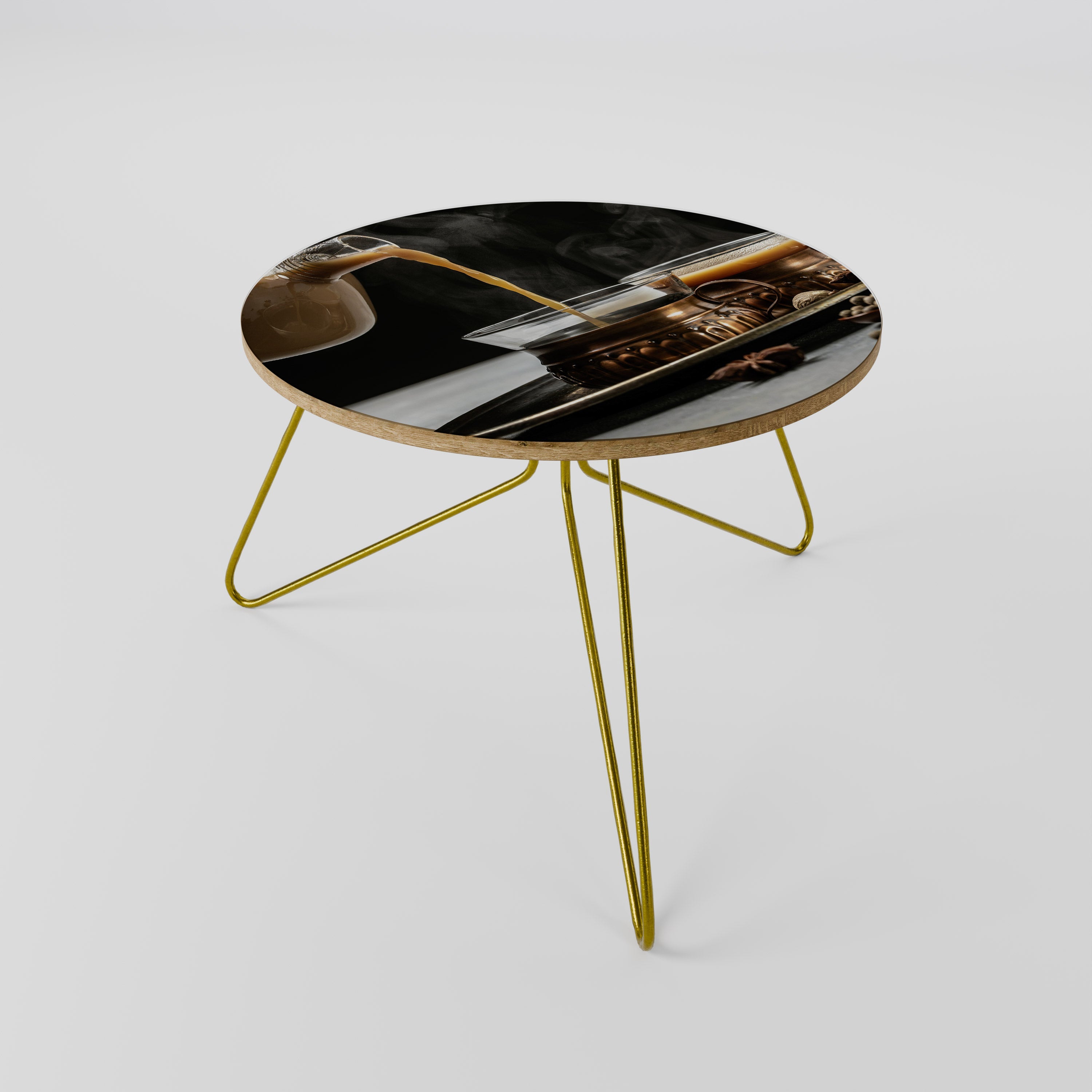 DAMPFENDE SCHLUCKE DER GELASSENHEIT Couchtisch 60