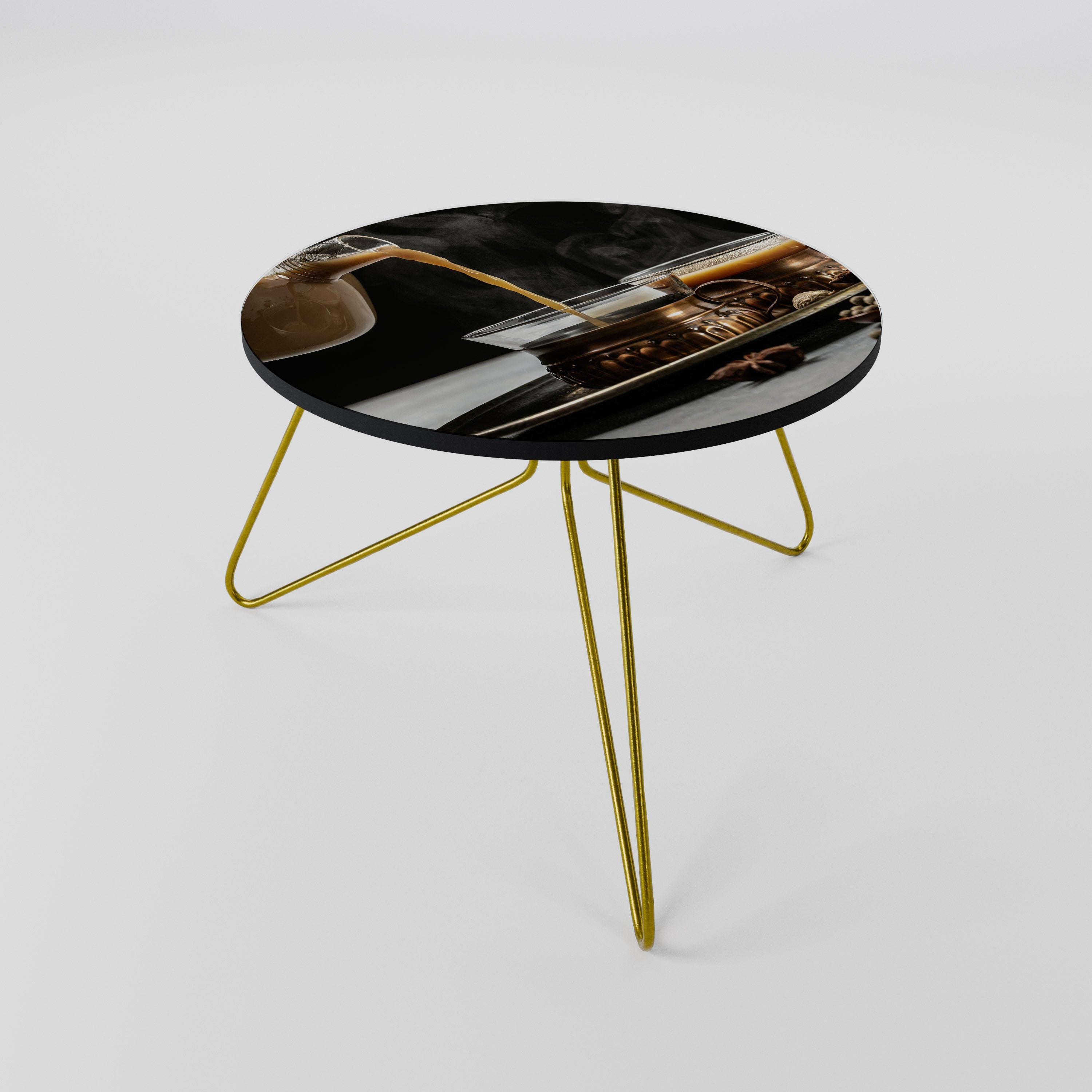 DAMPFENDE SCHLUCKE DER GELASSENHEIT Couchtisch 60