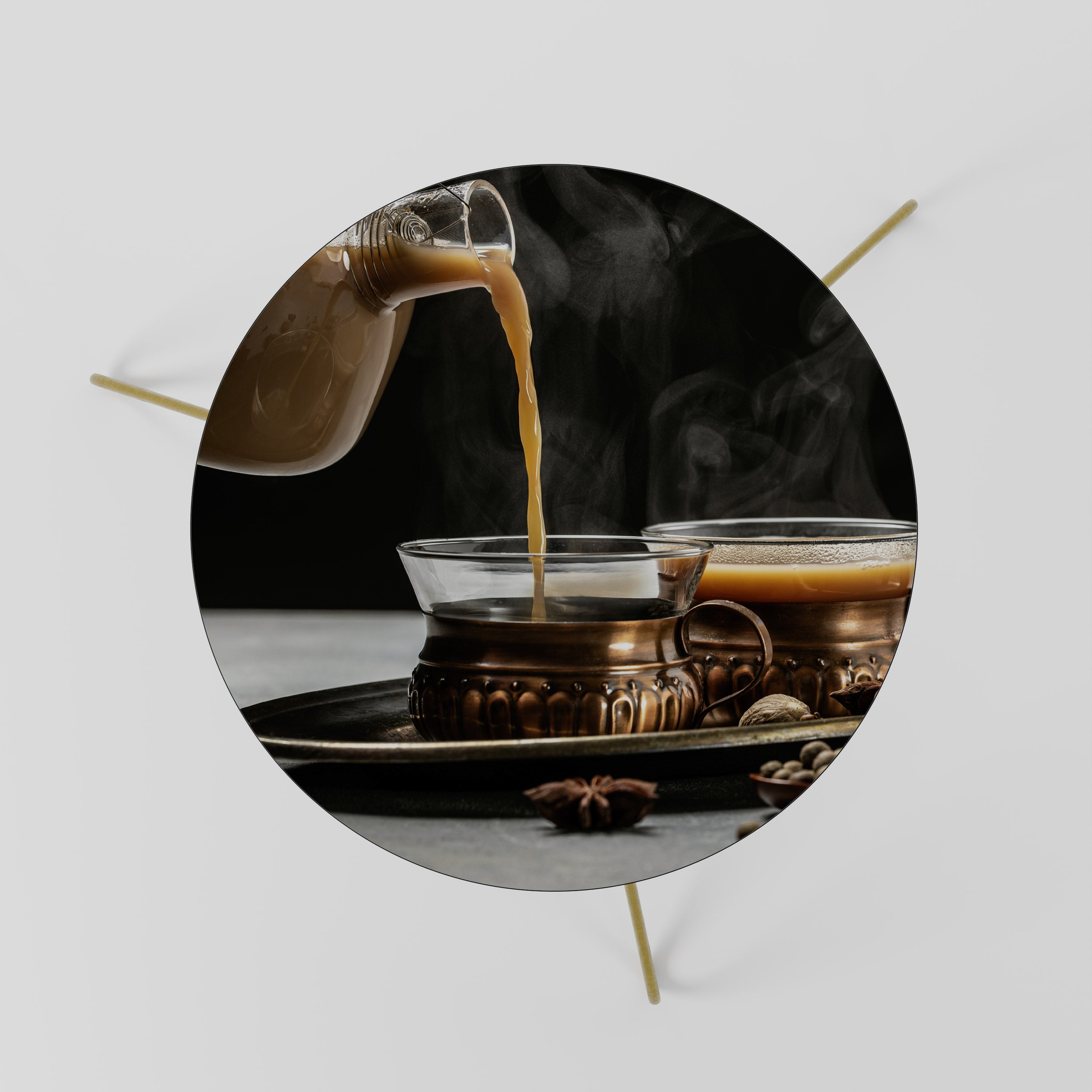 DAMPFENDE SCHLUCKE DER GELASSENHEIT Couchtisch 60