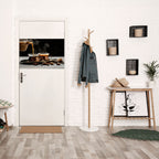 STEAMING SIPS OF SERENITY Selbstklebendes Horizontal-Poster