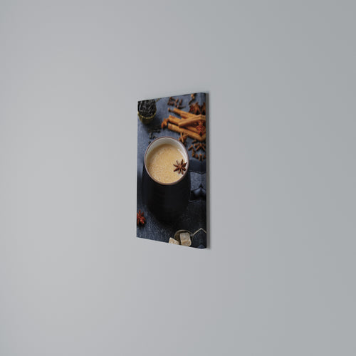 WARMTH IN A CUP Vertical Canvas Print