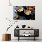 WARMTH IN A CUP Selbstklebendes Horizontal-Poster