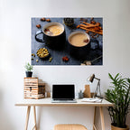 WARMTH IN A CUP Selbstklebendes Horizontal-Poster