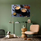 WARMTH IN A CUP Selbstklebendes Horizontal-Poster