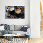 WARMTH IN A CUP Selbstklebendes Horizontal-Poster