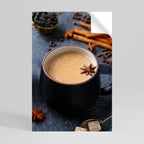 WARMTH IN A CUP Selbstklebendes Poster - Hochformat