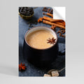 WARMTH IN A CUP Selbstklebendes Poster - Hochformat