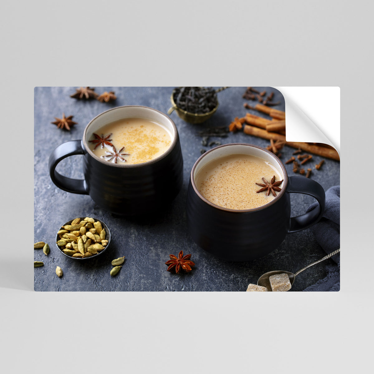 WARMTH IN A CUP Selbstklebendes Horizontal-Poster