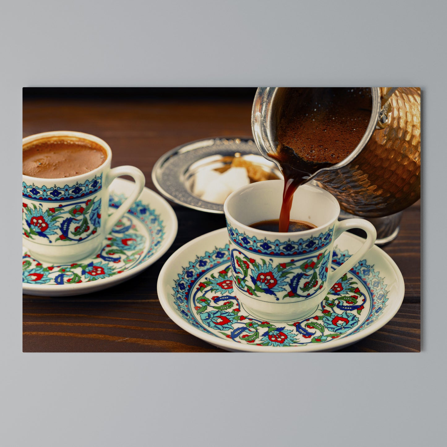 TRADITION IN A CUP Horizontal Canvas Print