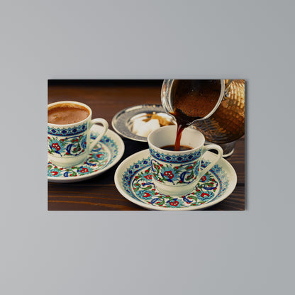 TRADITION IN A CUP Horizontal Canvas Print