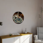 TRADITION IN A CUP Runde Wanddekoration Ø 69 cm