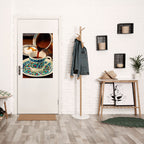 TRADITION IN A CUP Selbstklebendes Poster - Hochformat