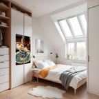 TRADITION IN A CUP Selbstklebendes Poster - Hochformat